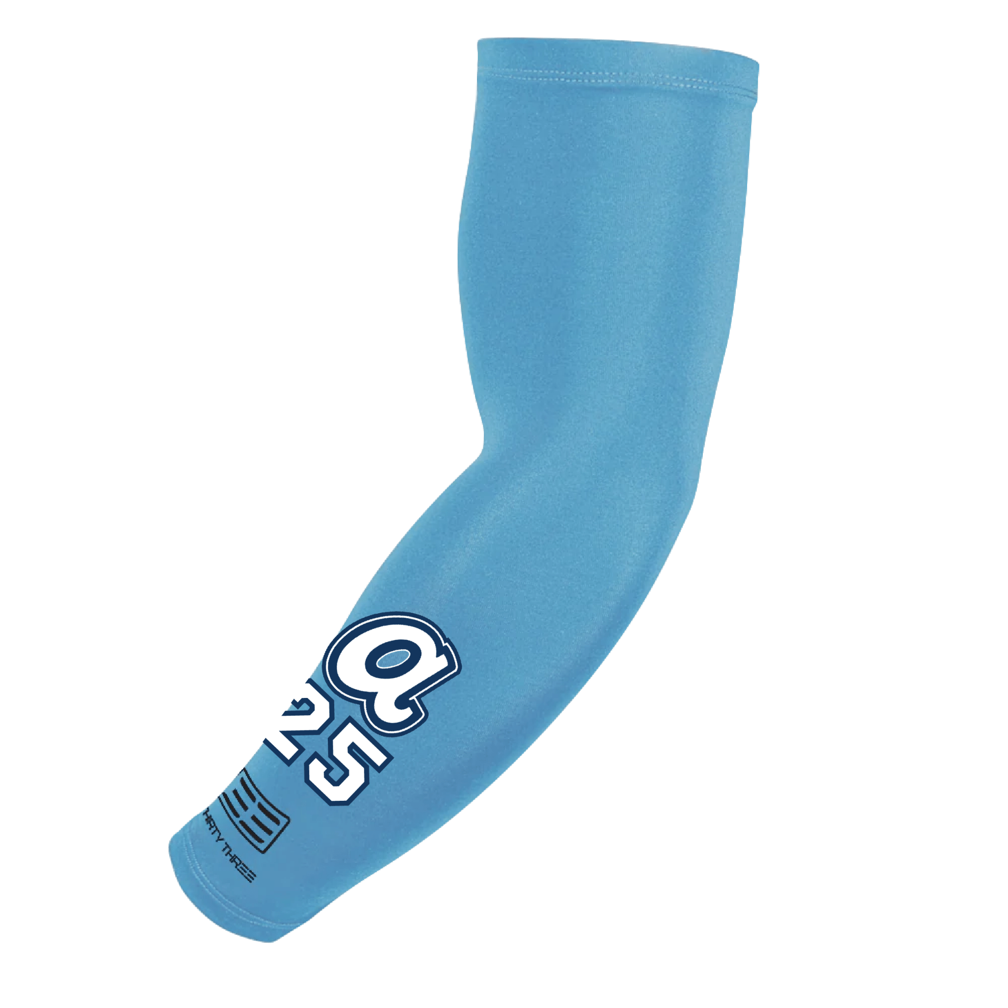 AGOURA HS ARM SLEEVES W/ LOGO AND NUMBER - 33 GLOVE AND SUPPLY CO. - COMPRESSION ARM SLEEVE