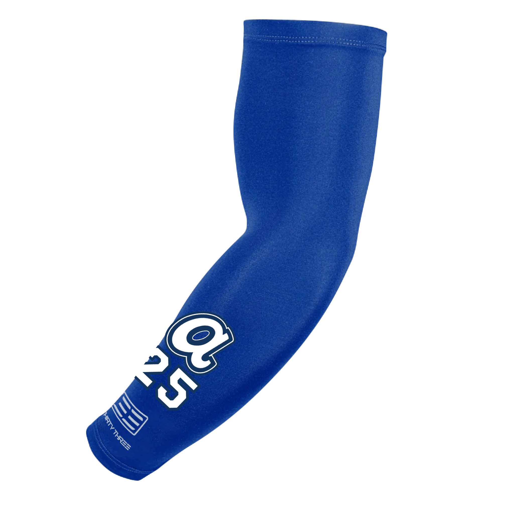 AGOURA HS ARM SLEEVES W/ LOGO AND NUMBER - 33 GLOVE AND SUPPLY CO. - COMPRESSION ARM SLEEVE