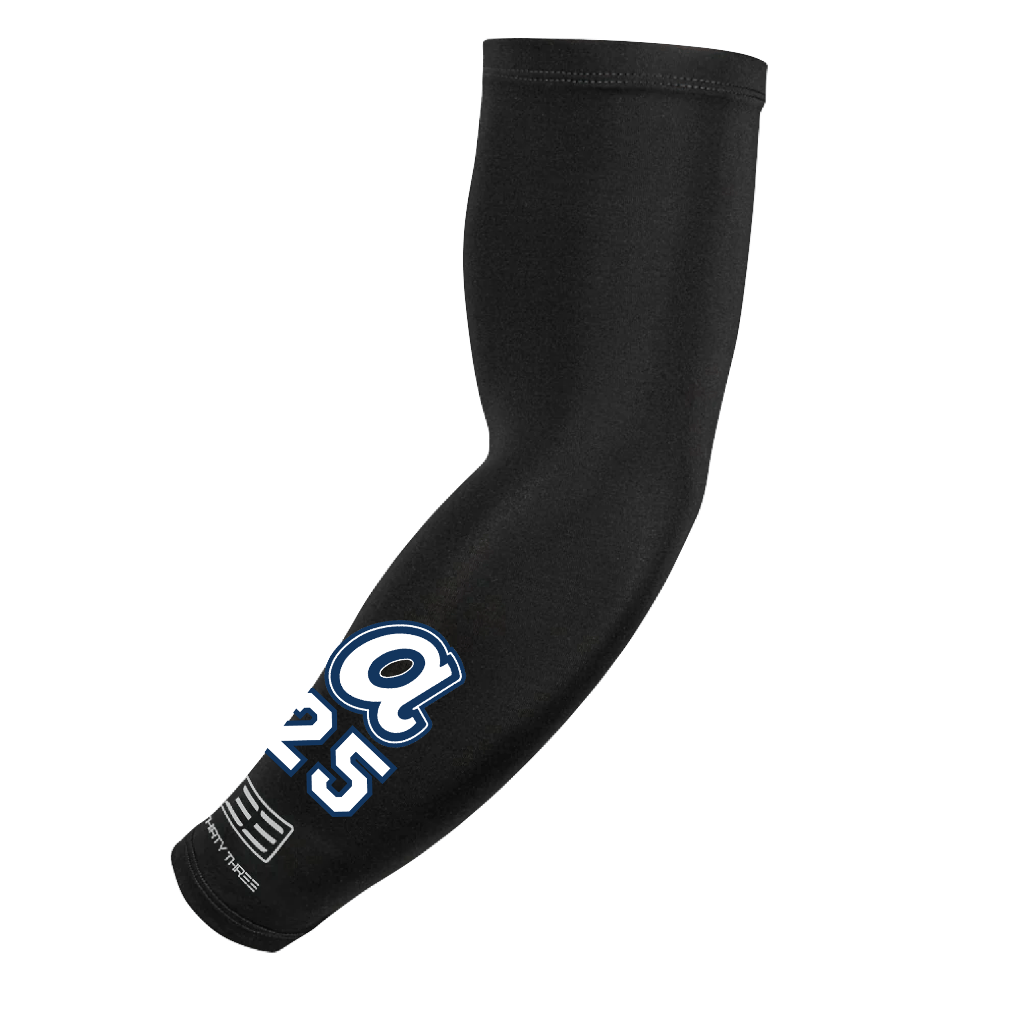 AGOURA HS ARM SLEEVES W/ LOGO AND NUMBER - 33 GLOVE AND SUPPLY CO. - COMPRESSION ARM SLEEVE