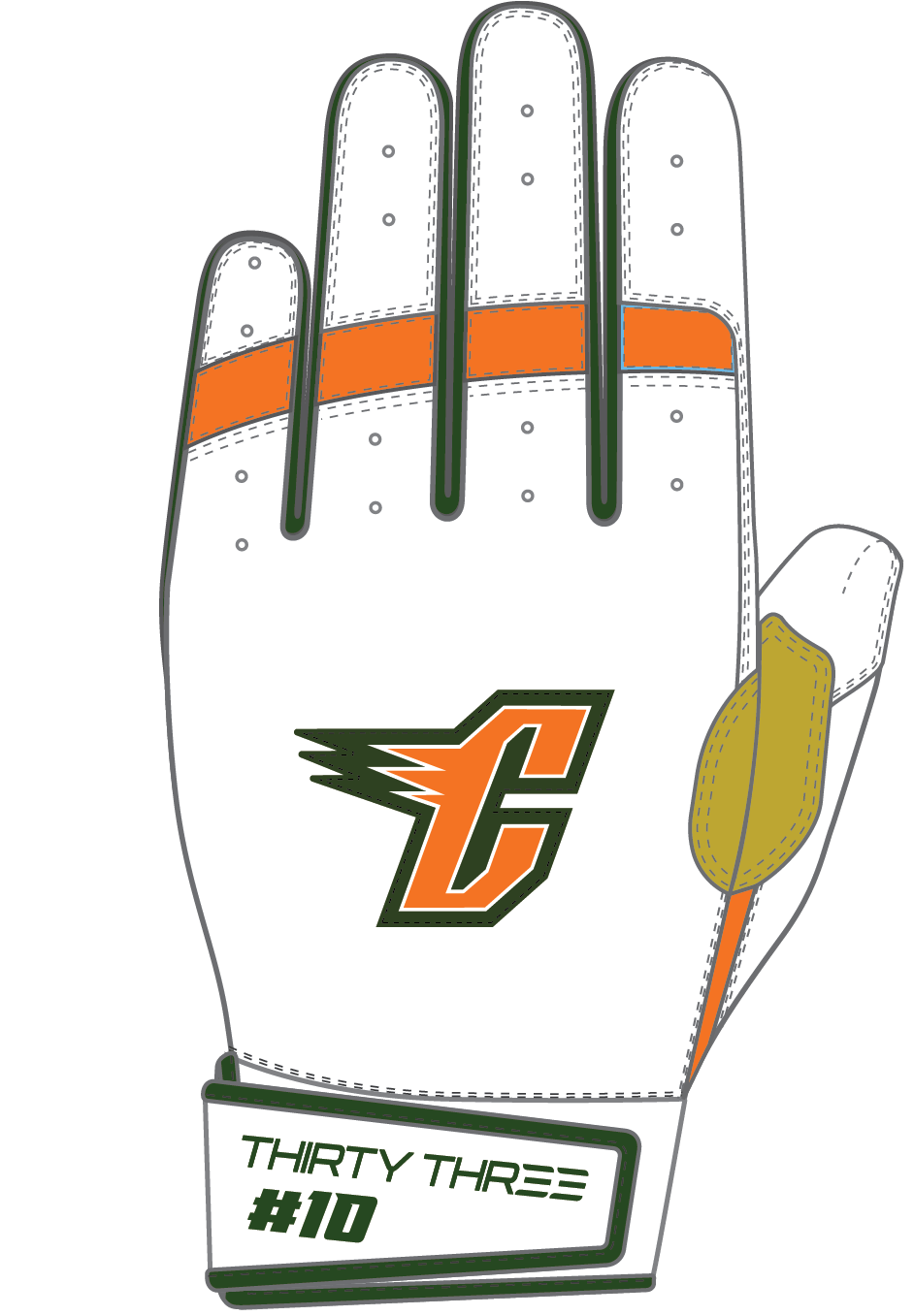 CANES CUSTOM GLOVES WINTER 24' - 33 GLOVE CO. - BATTING GLOVES