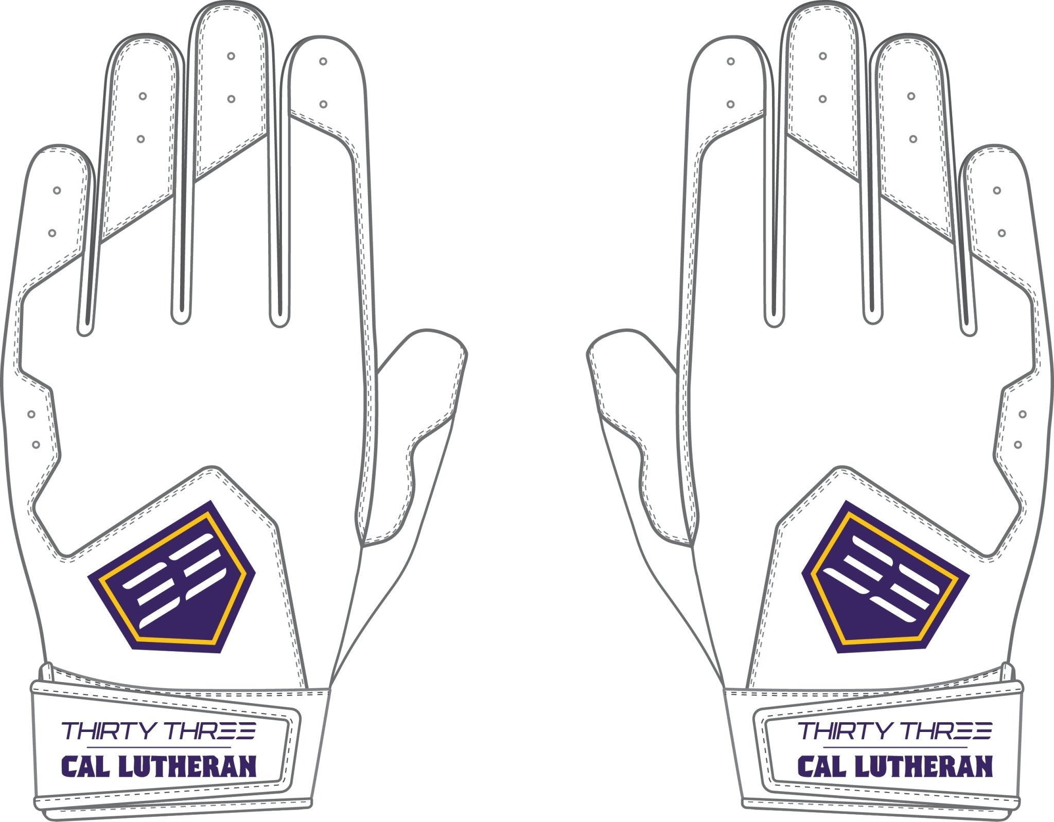CLU SL ELITE LONG CUFF GLOVES - 33 GLOVE AND SUPPLY CO. - LONG CUFF TEXTILE BATTING GLOVES