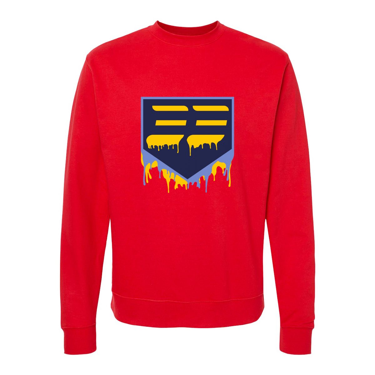 DRIPPIN' MIDWEIGHT CREWNECK SWEATSHIRT - 33 GLOVE AND SUPPLY CO. - MIDWEIGHT CREWNECK SWEATSHIRT