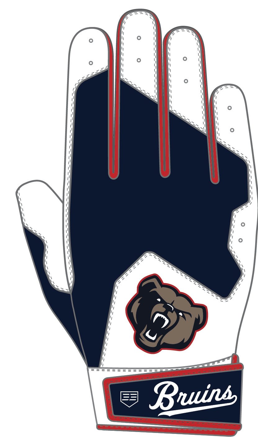 GOODLAND BRUINS SL ELITE SHORT CUFF GLOVES - 33 GLOVE AND SUPPLY CO. - SHORT CUFF TEXTILE BATTING GLOVES