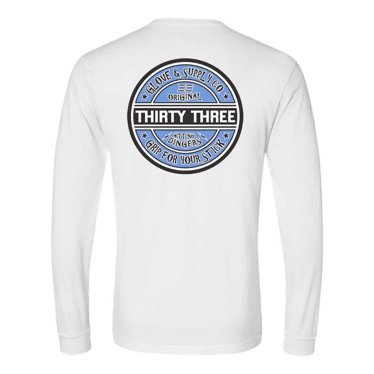 GRIP FOR YOUR STICK LONG SLEEVE T - SHIRT - 33 GLOVE AND SUPPLY CO. - LONG SLEEVE T - SHIRTS