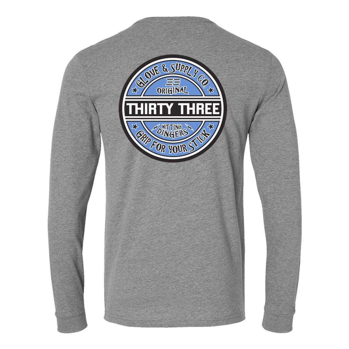 GRIP FOR YOUR STICK LONG SLEEVE T - SHIRT - 33 GLOVE AND SUPPLY CO. - LONG SLEEVE T - SHIRTS