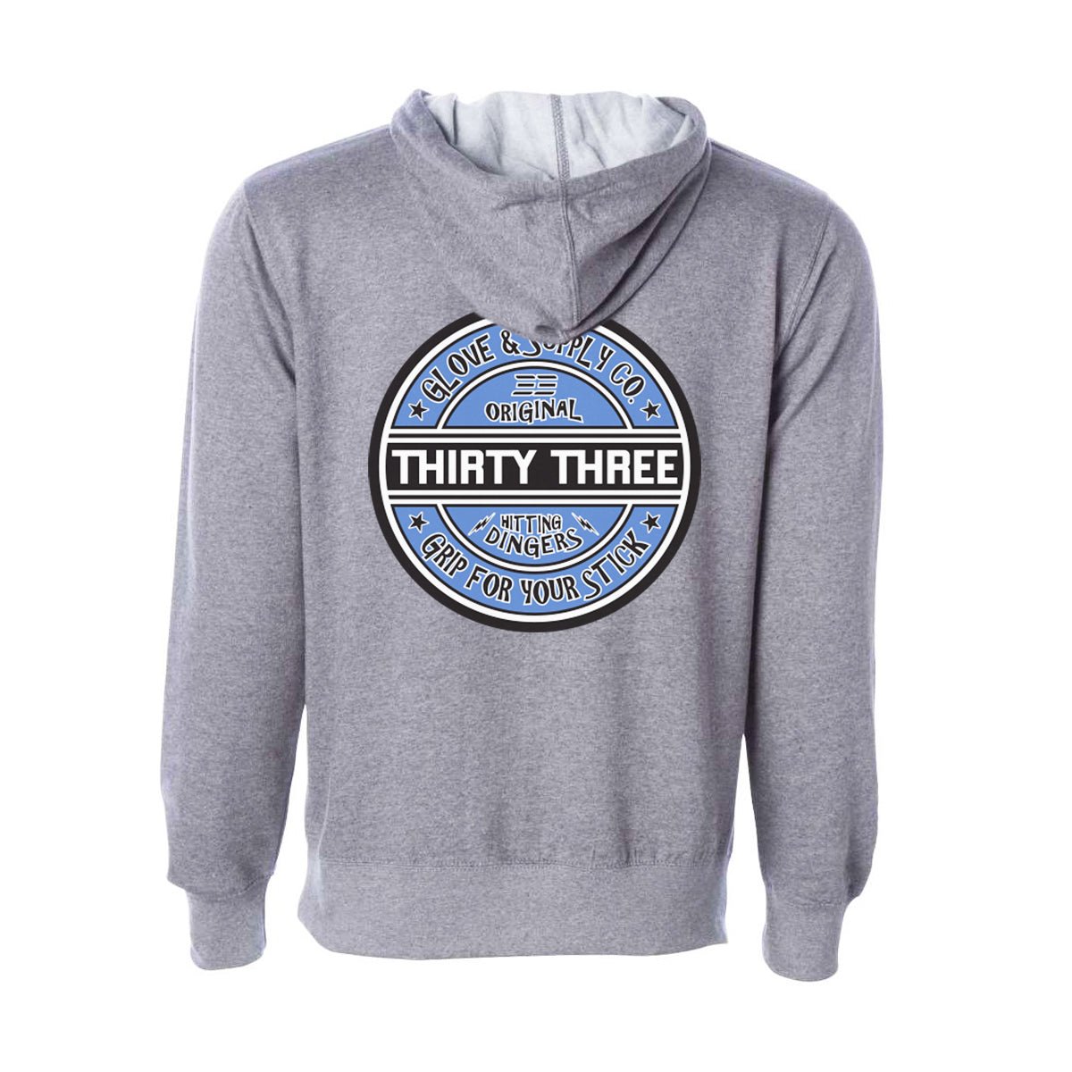 GRIP FOR YOUR STICK MIDWEIGHT HOODIE SWEATSHIRT - 33 GLOVE AND SUPPLY CO. - MIDWEIGHT HOODIE