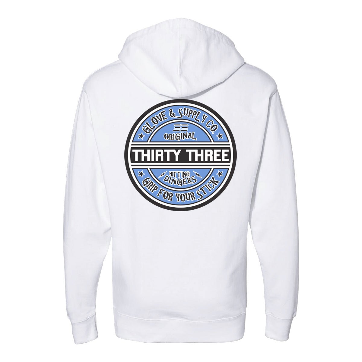 GRIP FOR YOUR STICK MIDWEIGHT HOODIE SWEATSHIRT - 33 GLOVE AND SUPPLY CO. - MIDWEIGHT HOODIE