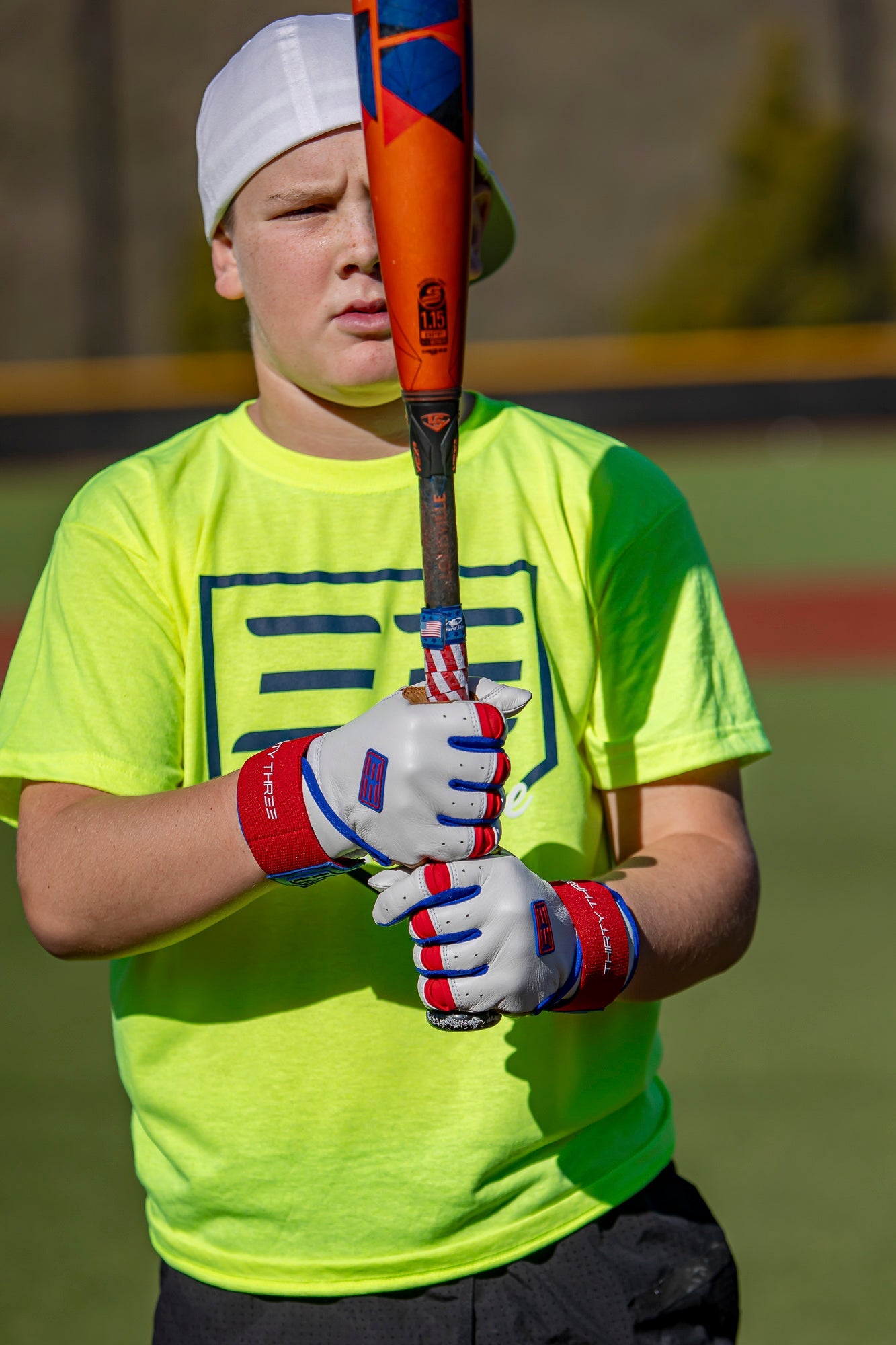 LP PRO LONG CUFF BATTING GLOVES - PREMIUM - CABRETTA LEATHER - DURABLE - BRUCE BOLT - BETTER PRICE