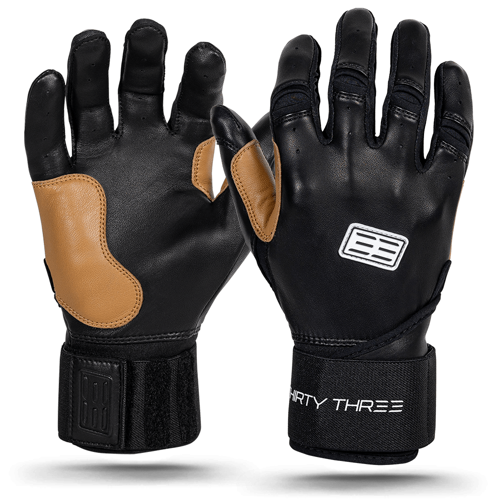 LP PRO LONG CUFF BATTING GLOVES - PREMIUM - CABRETTA LEATHER - DURABLE - BRUCE BOLT - BETTER PRICE