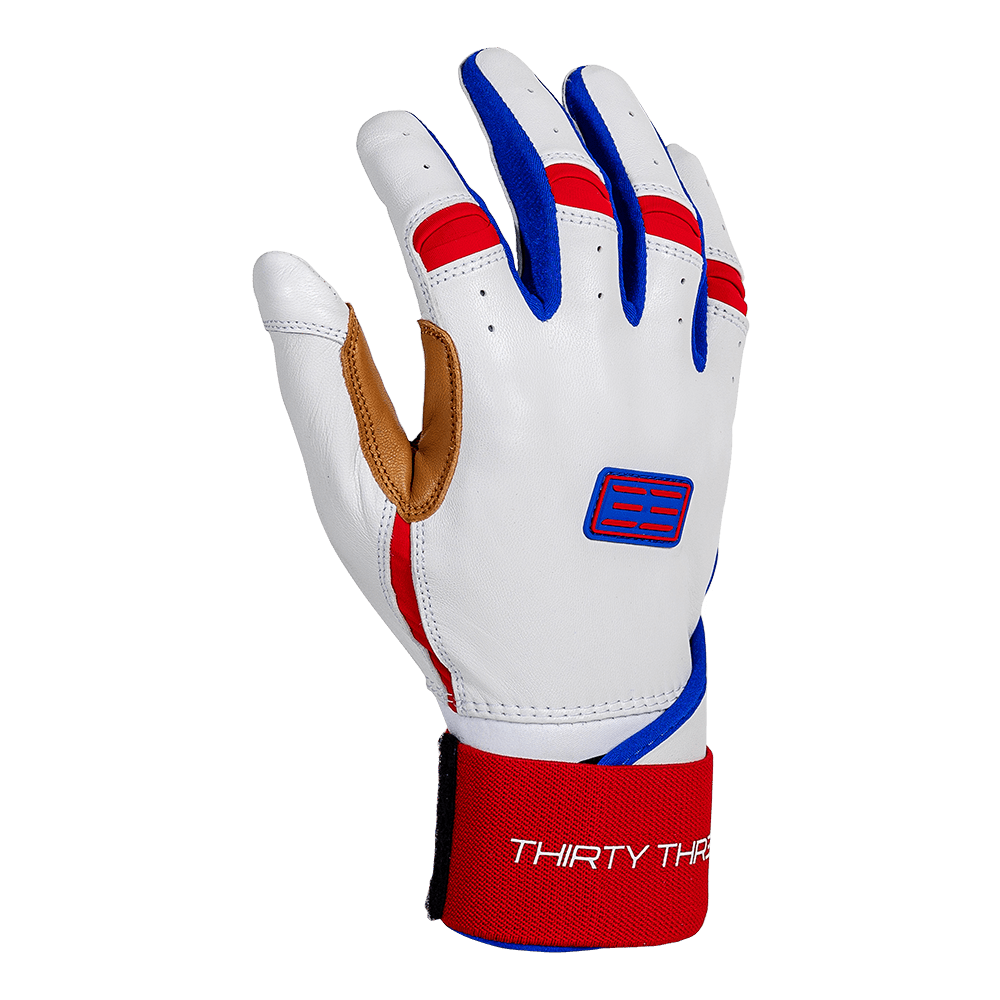 LP PRO LONG CUFF BATTING GLOVES - PREMIUM - CABRETTA LEATHER - DURABLE - BRUCE BOLT - BETTER PRICE