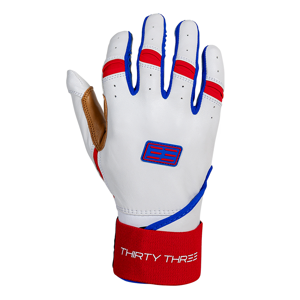 LP PRO LONG CUFF BATTING GLOVES - PREMIUM - CABRETTA LEATHER - DURABLE - BRUCE BOLT - BETTER PRICE