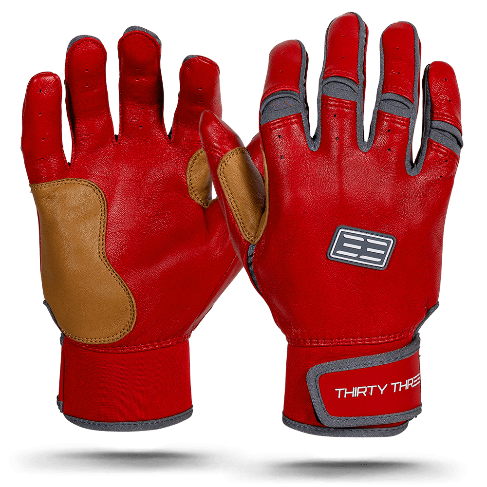 LP PRO SHORT CUFF BATTING GLOVES - PREMIUM - CABRETTA LEATHER - DURABLE - BRUCE BOLT - BETTER PRICE