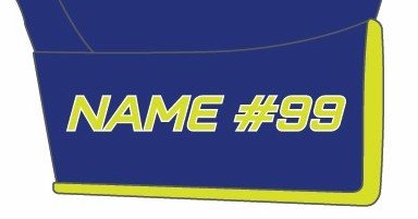 PLAYER NAME AND NUMBER ADD - ON - 33 GLOVE CO. - NAME AND NUMBER