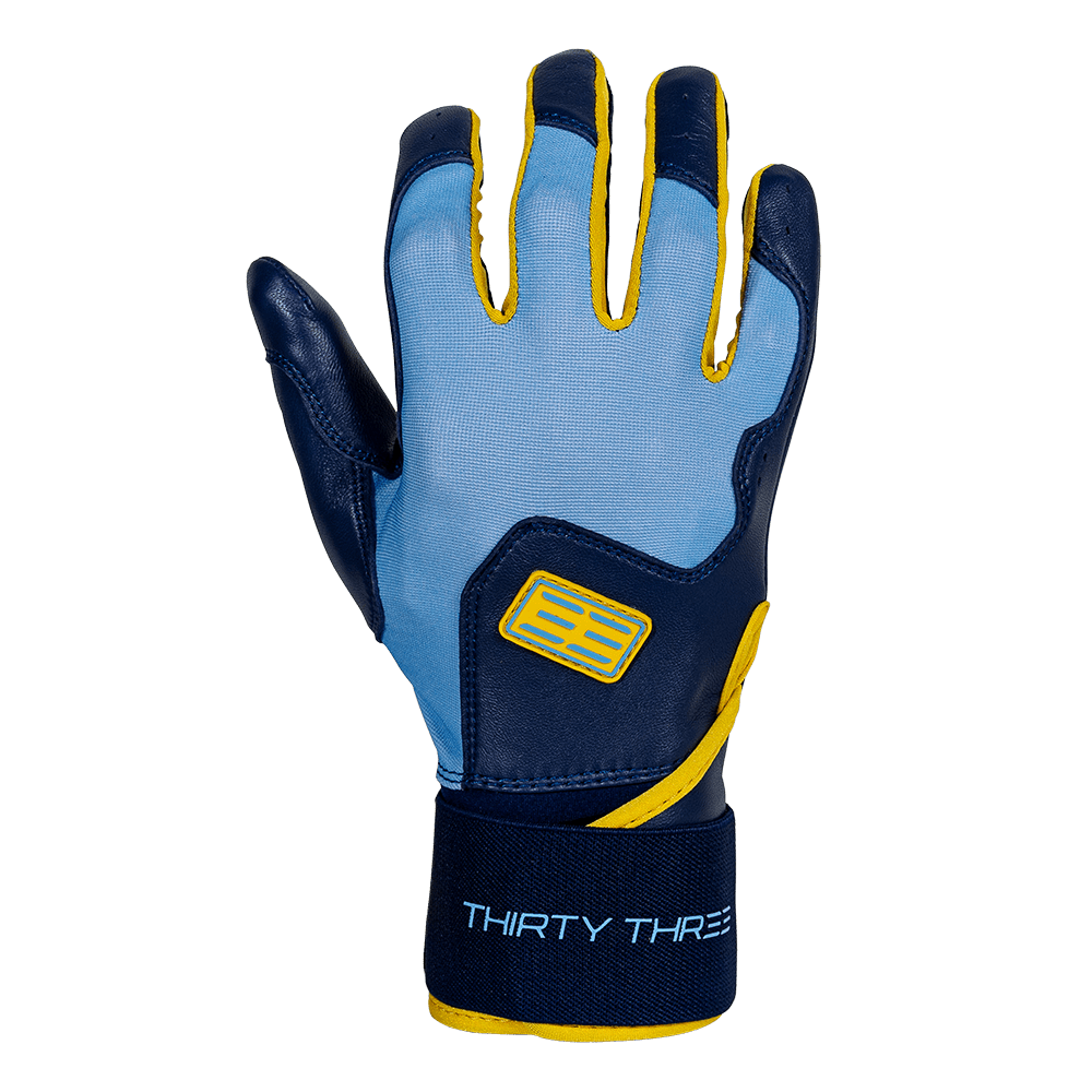 SL ELITE LONG CUFF BATTING GLOVES PREMIUM - CABRETTA LEATHER - DURABLE - BRUCE BOLT - BETTER PRICE