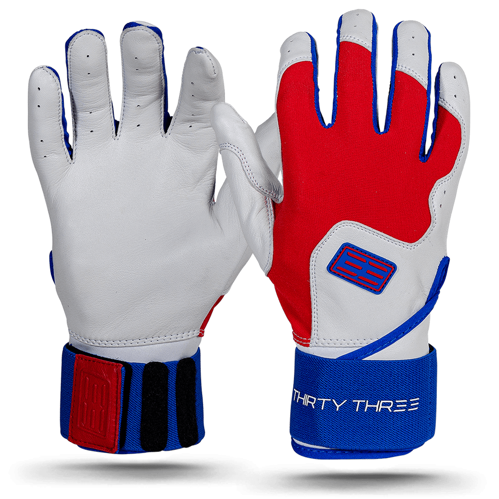 SL ELITE LONG CUFF BATTING GLOVES PREMIUM - CABRETTA LEATHER - DURABLE - BRUCE BOLT - BETTER PRICE