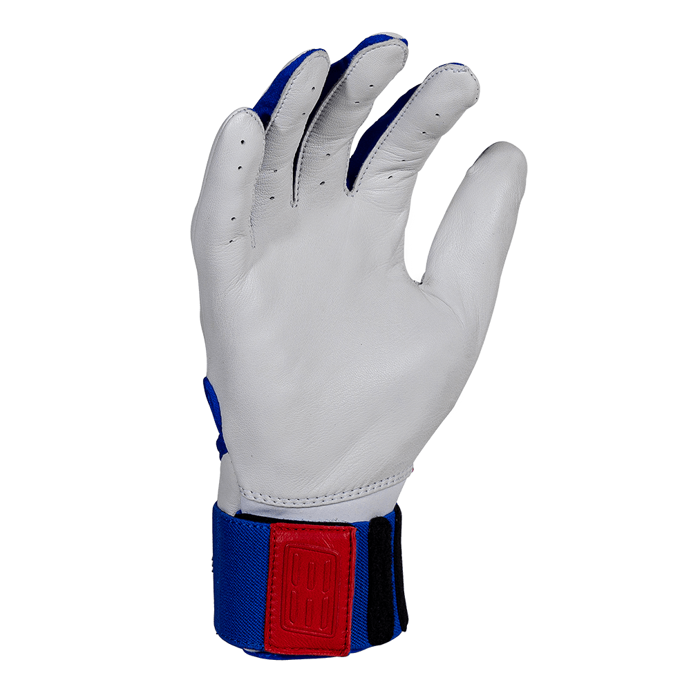 SL ELITE LONG CUFF BATTING GLOVES PREMIUM - CABRETTA LEATHER - DURABLE - BRUCE BOLT - BETTER PRICE