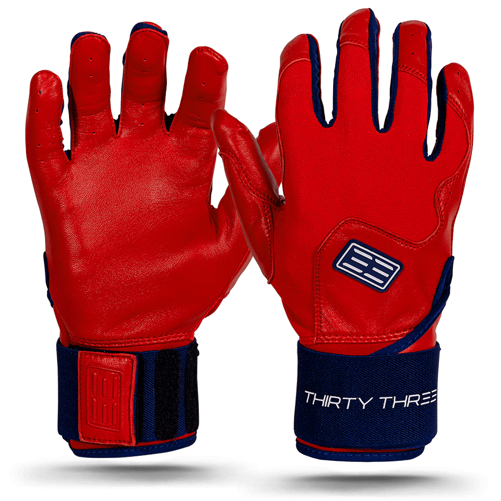 SL ELITE LONG CUFF BATTING GLOVES PREMIUM - CABRETTA LEATHER - DURABLE - BRUCE BOLT - BETTER PRICE