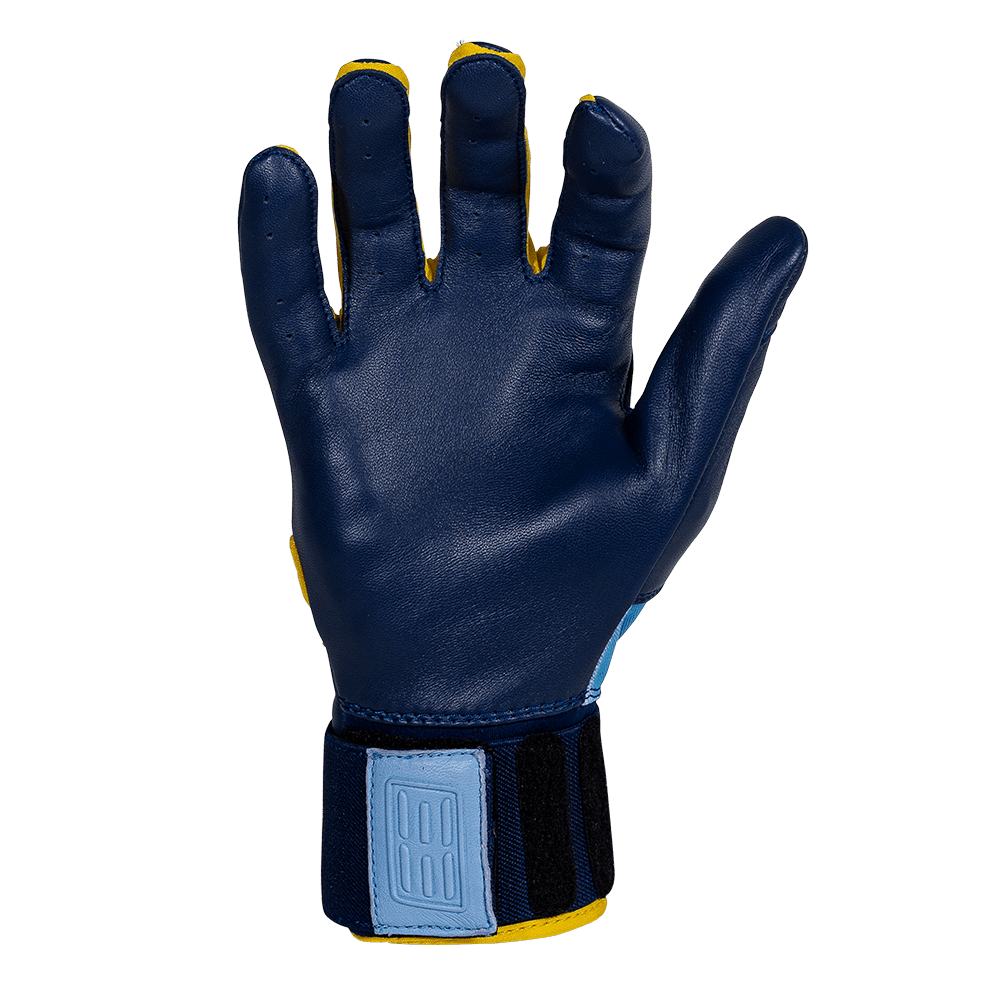 SL ELITE LONG CUFF BATTING GLOVES PREMIUM - CABRETTA LEATHER - DURABLE - BRUCE BOLT - BETTER PRICE