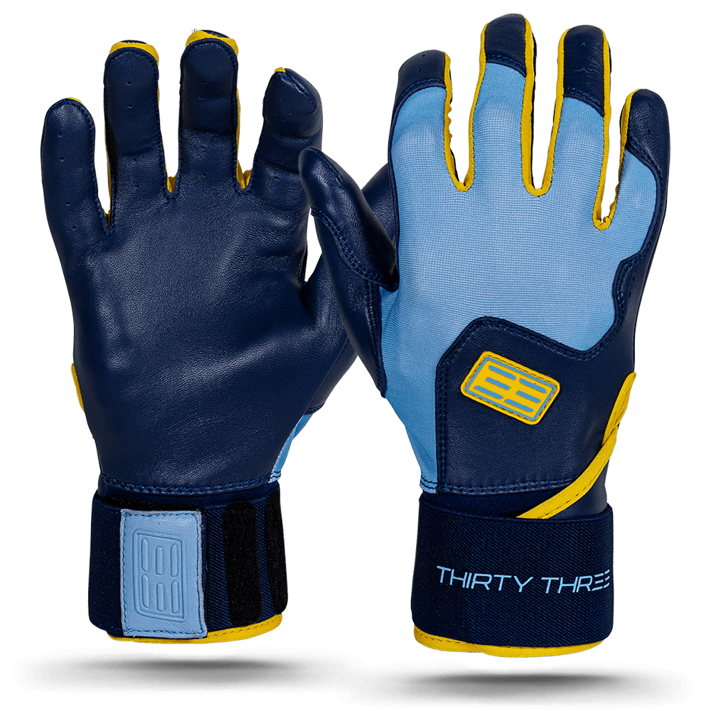 SL ELITE LONG CUFF BATTING GLOVES PREMIUM - CABRETTA LEATHER - DURABLE - BRUCE BOLT - BETTER PRICE