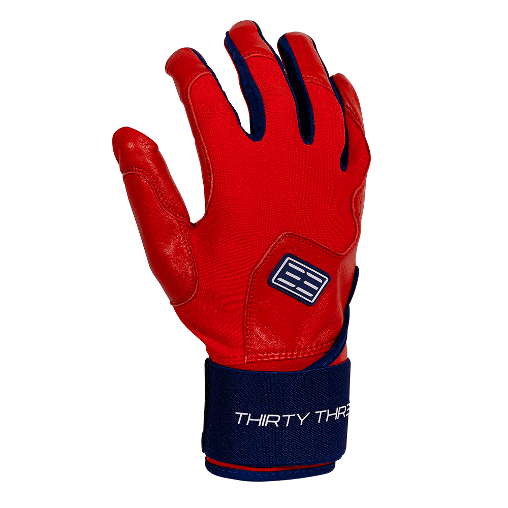 SL ELITE LONG CUFF BATTING GLOVES PREMIUM - CABRETTA LEATHER - DURABLE - BRUCE BOLT - BETTER PRICE