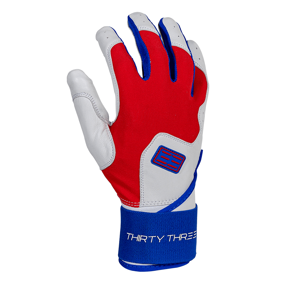SL ELITE LONG CUFF BATTING GLOVES PREMIUM - CABRETTA LEATHER - DURABLE - BRUCE BOLT - BETTER PRICE