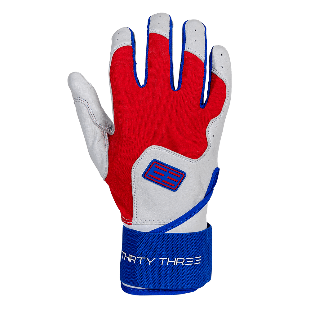 SL ELITE LONG CUFF BATTING GLOVES PREMIUM - CABRETTA LEATHER - DURABLE - BRUCE BOLT - BETTER PRICE