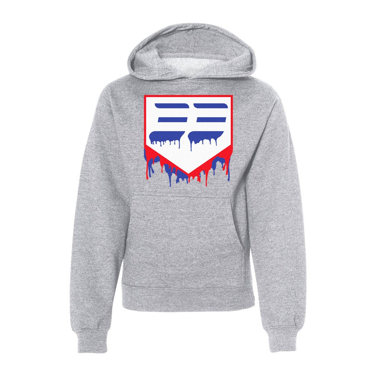 YOUTH DRIPPIN' MIDWEIGHT HOODIE SWEATSHIRT - 33 GLOVE AND SUPPLY CO. - MIDWEIGHT HOODIE SWEATSHIRT