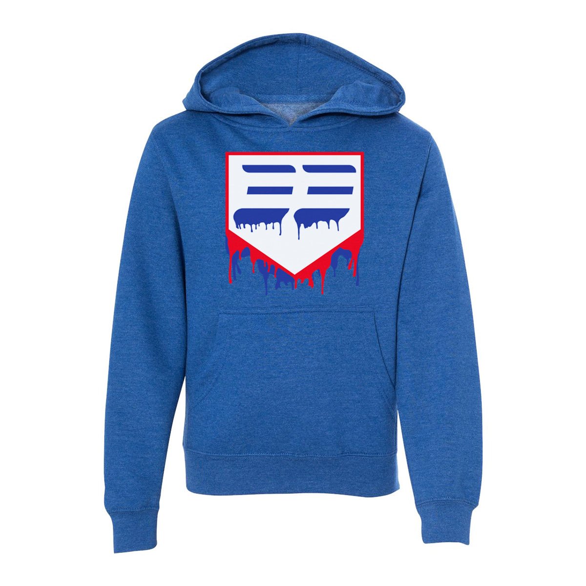 YOUTH DRIPPIN' MIDWEIGHT HOODIE SWEATSHIRT - 33 GLOVE AND SUPPLY CO. - MIDWEIGHT HOODIE SWEATSHIRT
