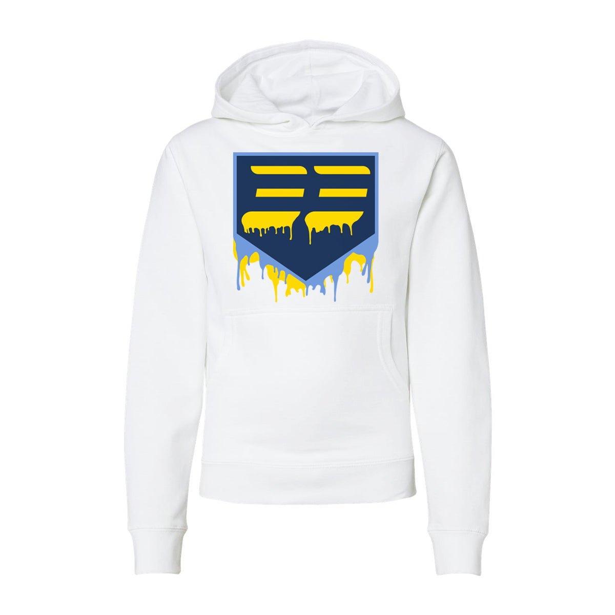 YOUTH DRIPPIN' MIDWEIGHT HOODIE SWEATSHIRT - 33 GLOVE AND SUPPLY CO. - MIDWEIGHT HOODIE SWEATSHIRT