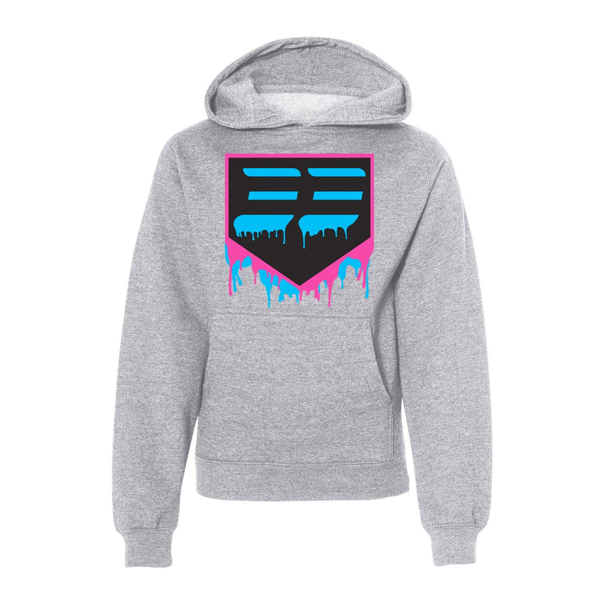 YOUTH DRIPPIN' MIDWEIGHT HOODIE SWEATSHIRT - 33 GLOVE AND SUPPLY CO. - MIDWEIGHT HOODIE SWEATSHIRT