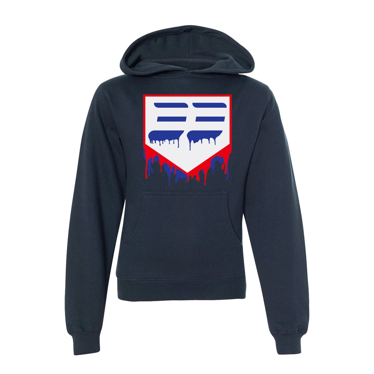 YOUTH DRIPPIN' MIDWEIGHT HOODIE SWEATSHIRT - 33 GLOVE AND SUPPLY CO. - MIDWEIGHT HOODIE SWEATSHIRT