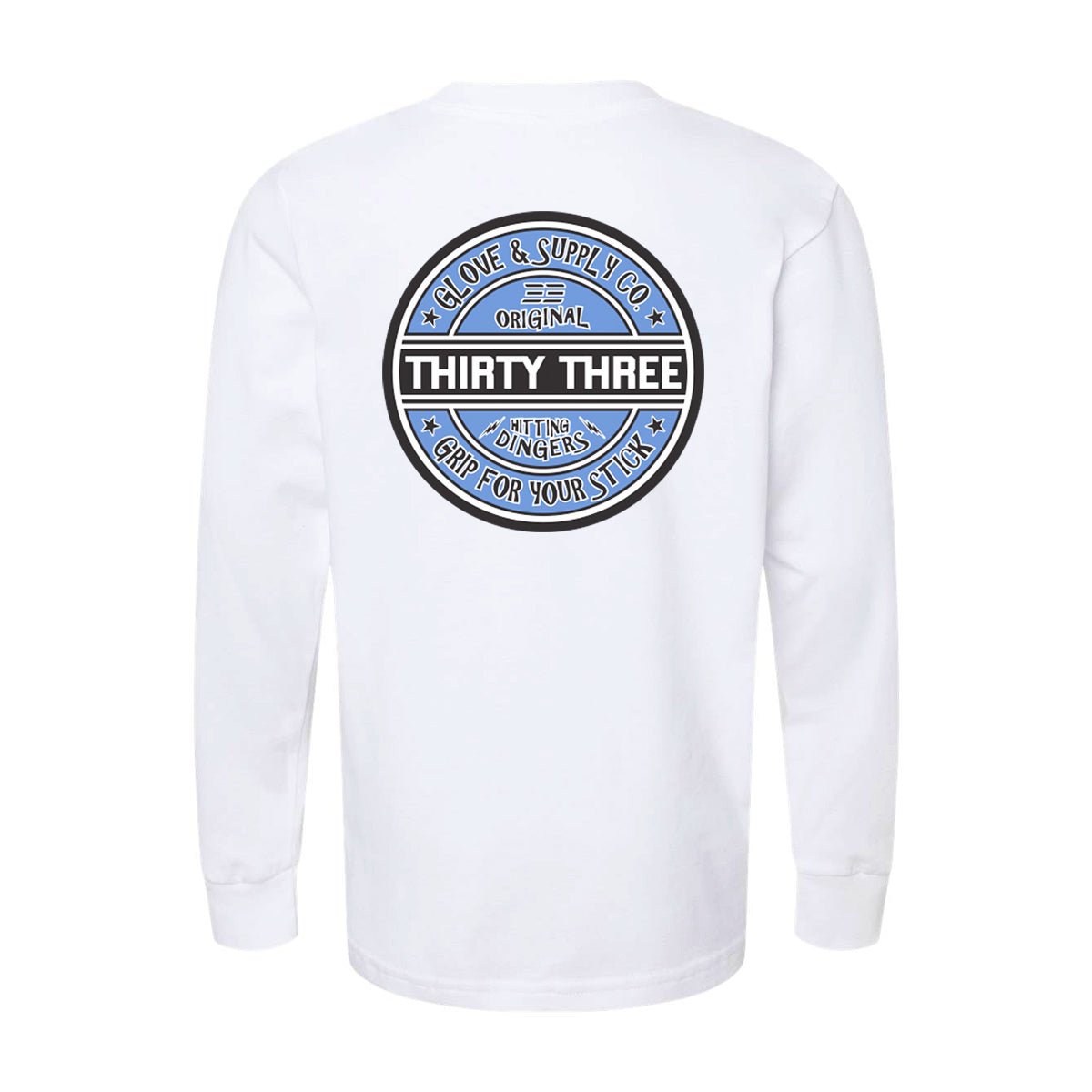 YOUTH GRIP FOR YOUR STICK LONG SLEEVE T - SHIRT - 33 GLOVE AND SUPPLY CO. - LONG SLEEVE T - SHIRTS