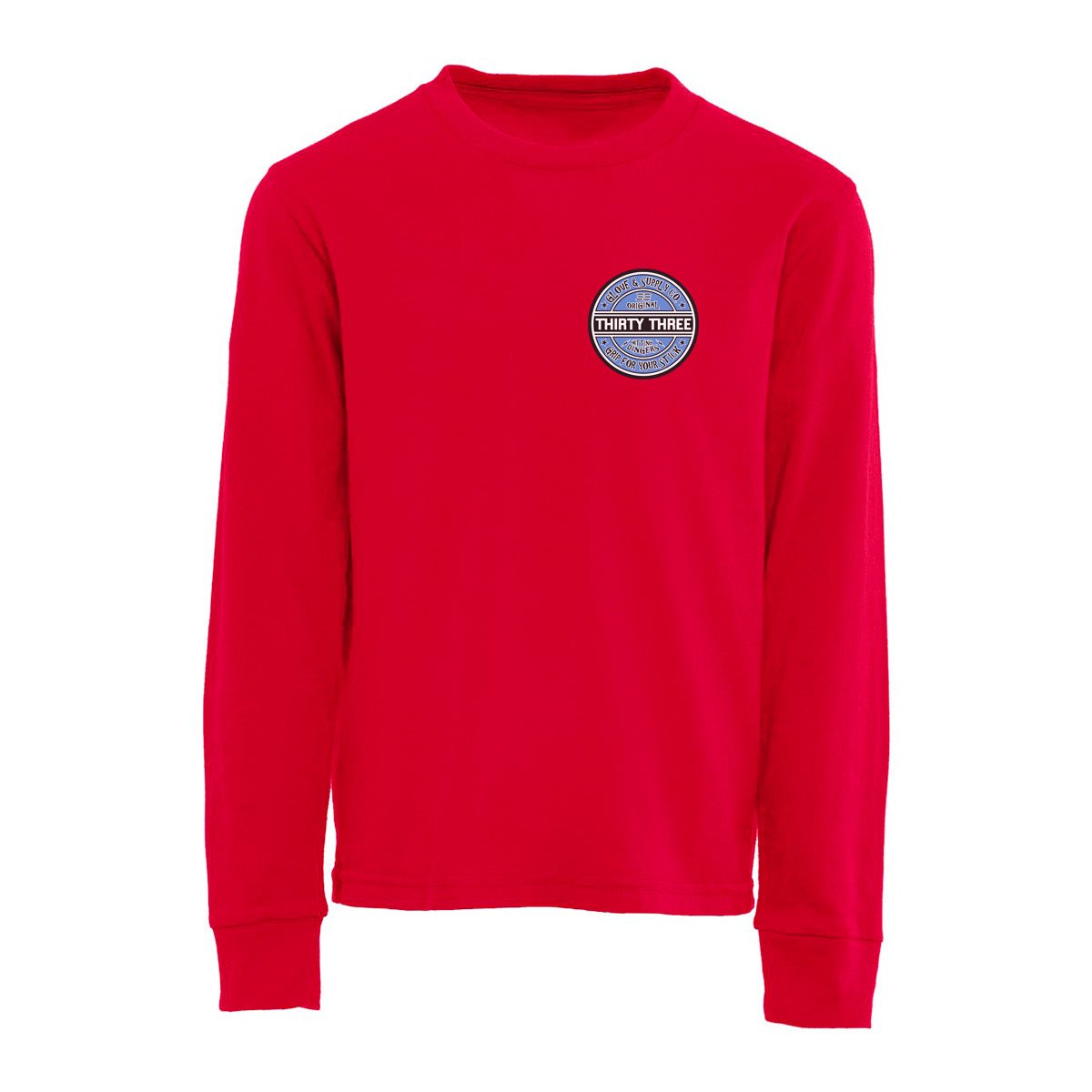 YOUTH GRIP FOR YOUR STICK LONG SLEEVE T - SHIRT - 33 GLOVE AND SUPPLY CO. - LONG SLEEVE T - SHIRTS