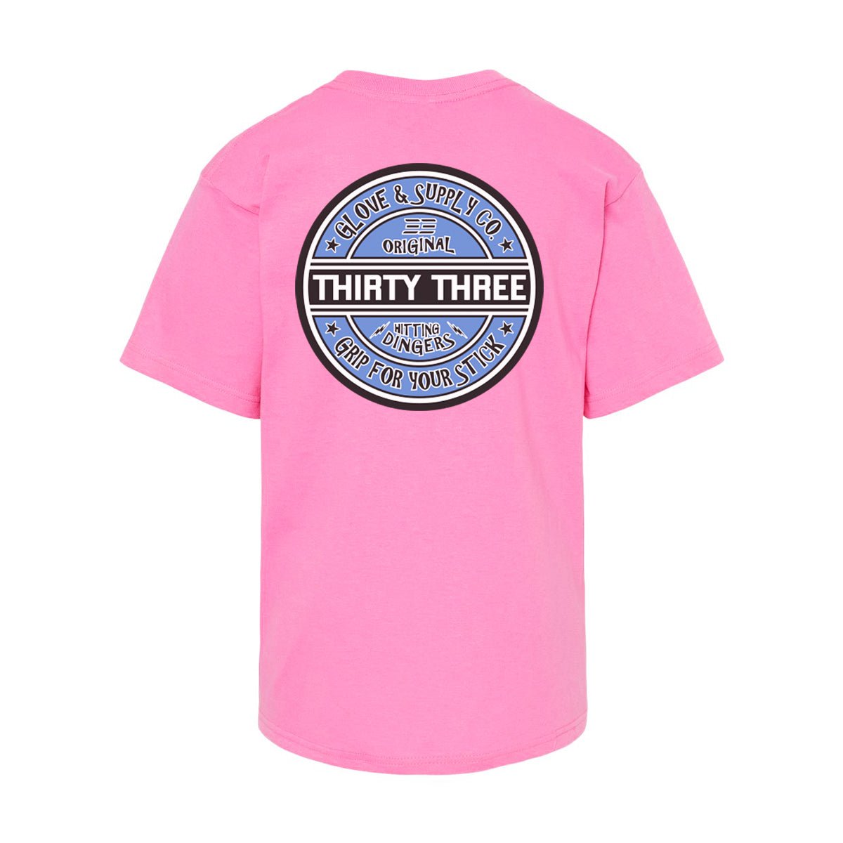 YOUTH GRIP FOR YOUR STICK SHORT SLEEVE T - SHIRT - 33 GLOVE AND SUPPLY CO. - SHORT SLEEVE T - SHIRTS