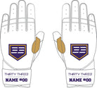 CLU LP PRO LONG CUFF GLOVES - 33 GLOVE AND SUPPLY CO. - LONG CUFF LEATHER BATTING GLOVES