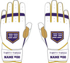 CLU LP PRO LONG CUFF GLOVES - 33 GLOVE AND SUPPLY CO. - LONG CUFF LEATHER BATTING GLOVES