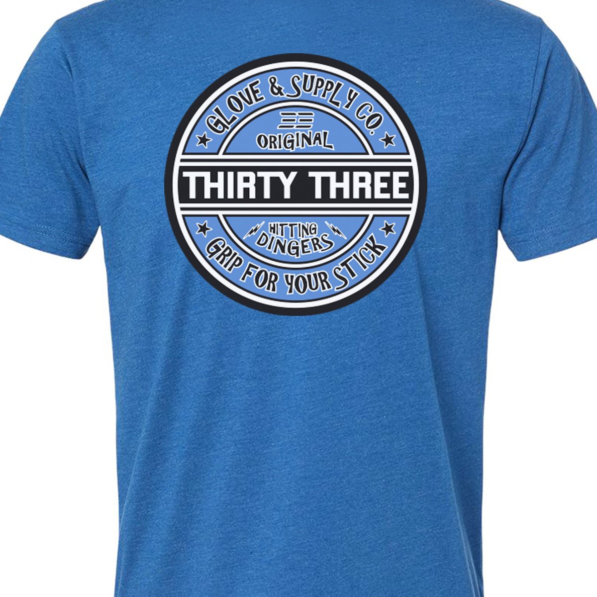 GRIP FOR YOUR STICK SHORT SLEEVE T - SHIRT - 33 GLOVE AND SUPPLY CO.