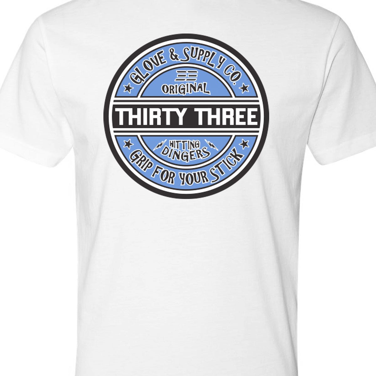 GRIP FOR YOUR STICK SHORT SLEEVE T - SHIRT - 33 GLOVE AND SUPPLY CO.