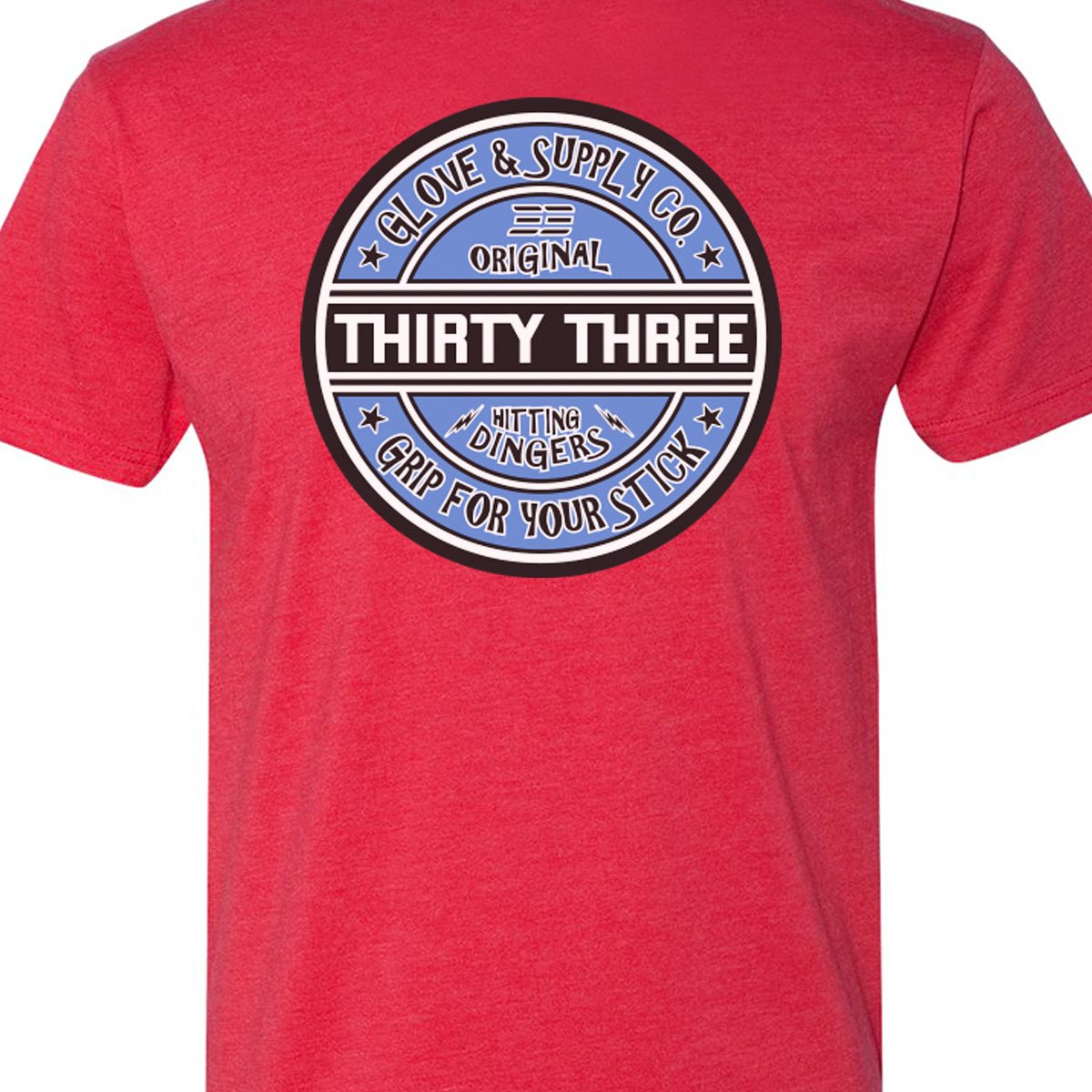 GRIP FOR YOUR STICK SHORT SLEEVE T - SHIRT - 33 GLOVE AND SUPPLY CO.