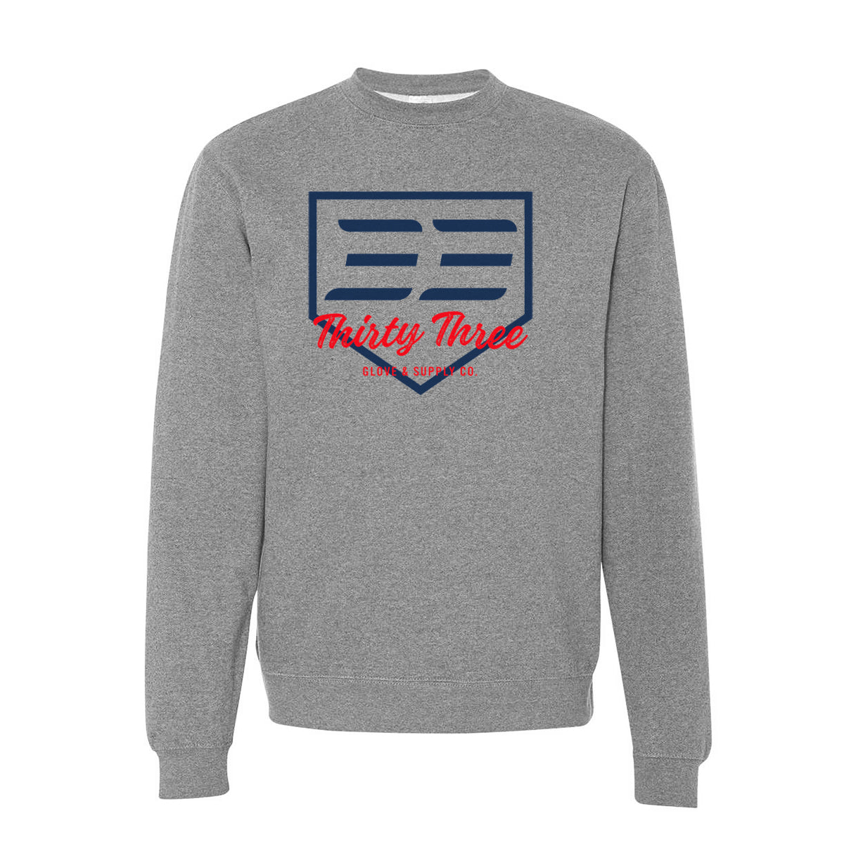 ICON MIDWEIGHT CREWNECK SWEATSHIRT - 33 GLOVE AND SUPPLY CO.