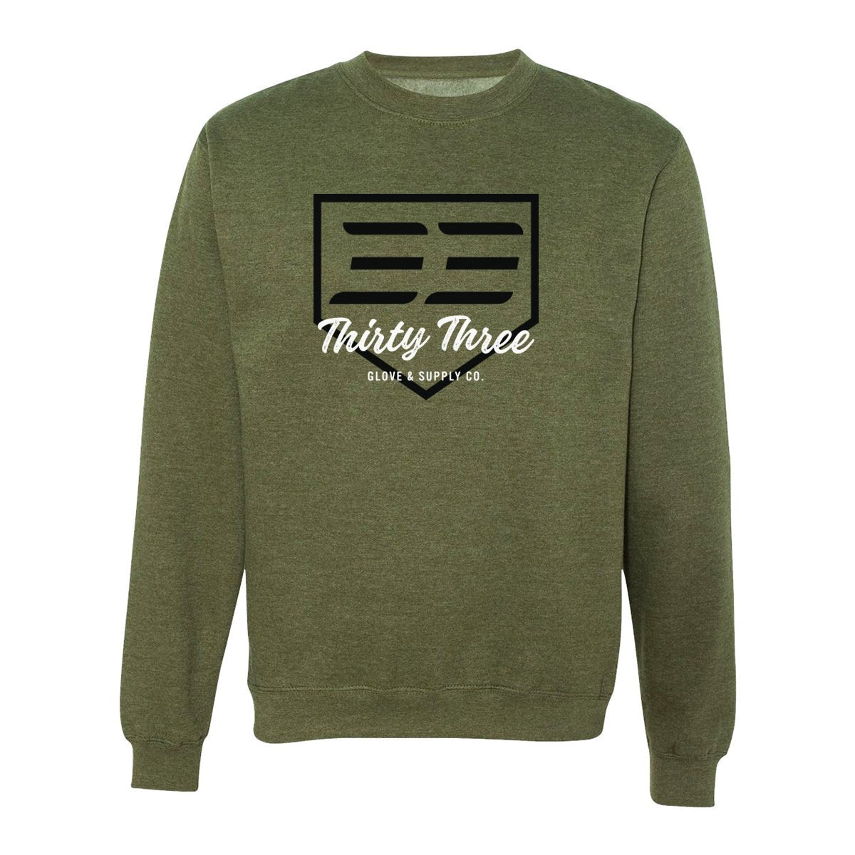 ICON MIDWEIGHT CREWNECK SWEATSHIRT - 33 GLOVE AND SUPPLY CO.
