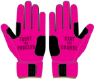 WBA LP PRO LONG CUFF GLOVES - PINK - 33 GLOVE CO. - LONG CUFF LEATHER BATTING GLOVES