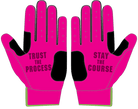 WBA LP PRO SHORT CUFF GLOVES - PINK - 33 GLOVE CO. - SHORT CUFF LEATHER BATTING GLOVES