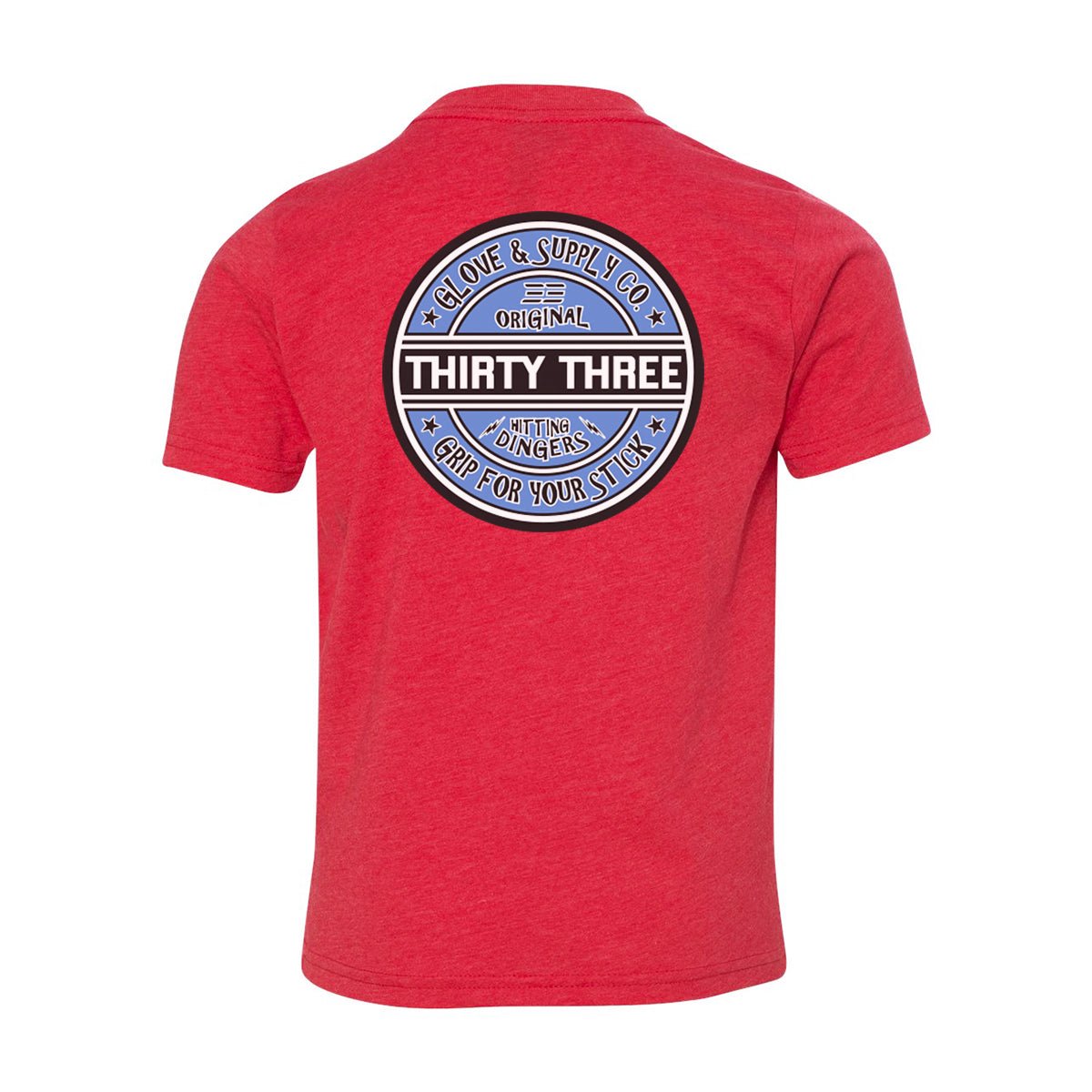 YOUTH GRIP FOR YOUR STICK SHORT SLEEVE T - SHIRT - 33 GLOVE AND SUPPLY CO.